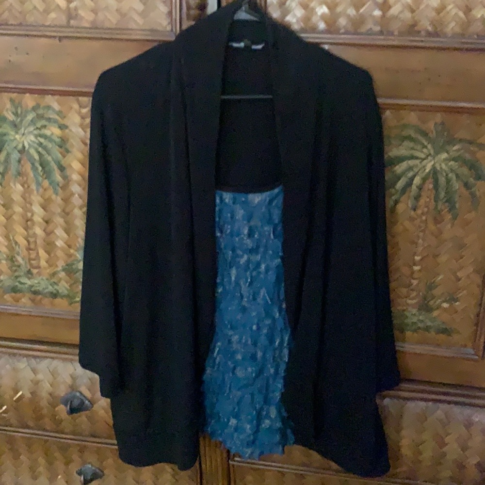 Designer ladies Blouse top jacket 3X